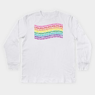 Original Pride Flag Kids Long Sleeve T-Shirt